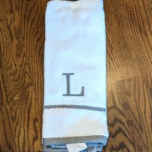L Monogram Towels
